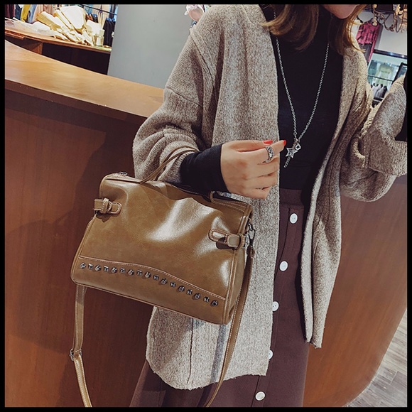 NEW HELENA Studded Tote Crossbody - Picture 3 of 8